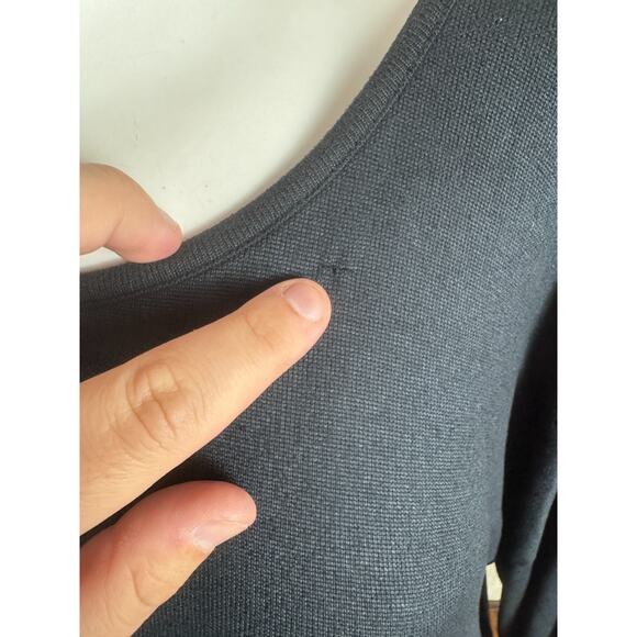 MUK LUKS Butterknit Crew Neck and Jogger Lounge Set Black 1X Comfort Pockets - Picture 8 of 16